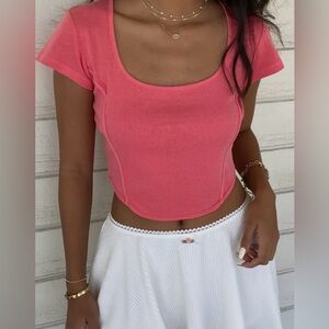 Trendy Pink Crop Top for Women
